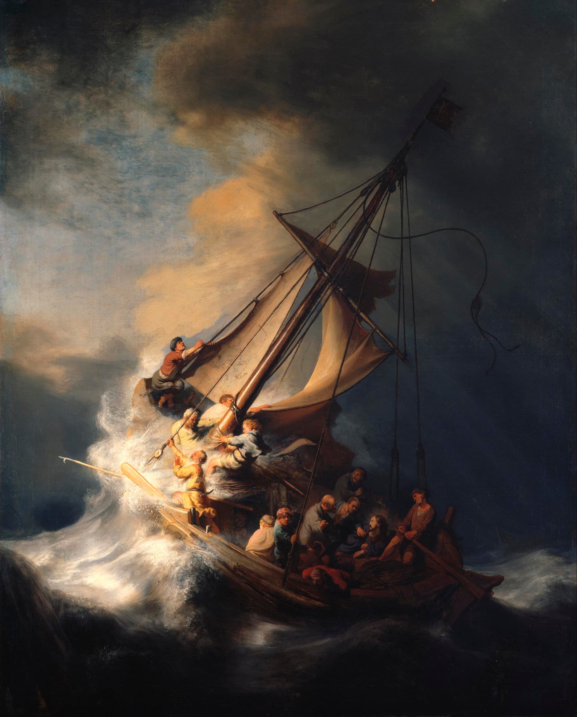 The Storm on the Sea of Galilee, 1633 - Rembrandt