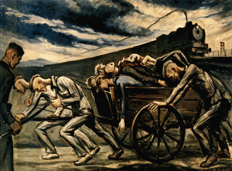 Arrival of a Convoy by David Olère