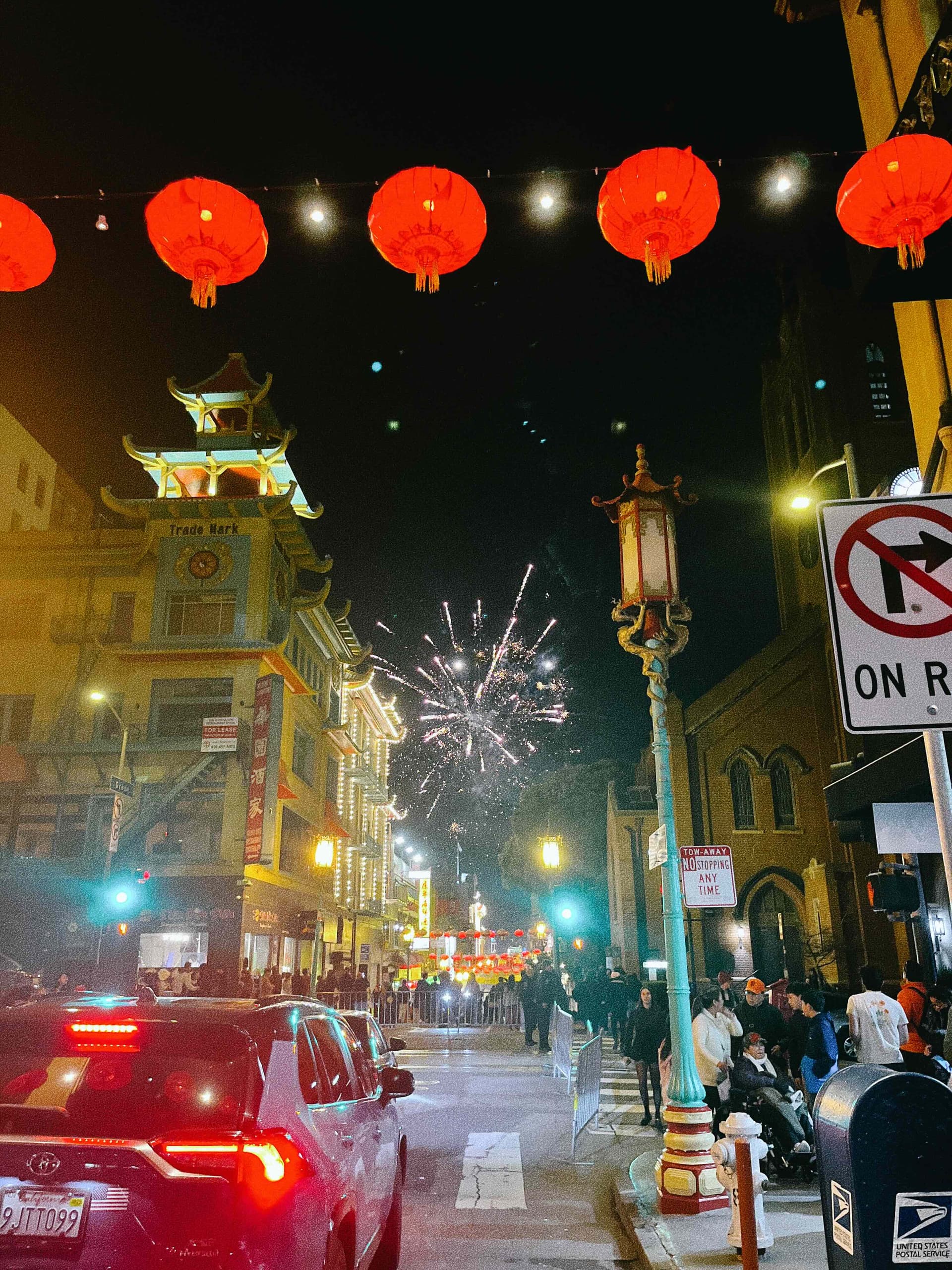 Chinatown during the parade